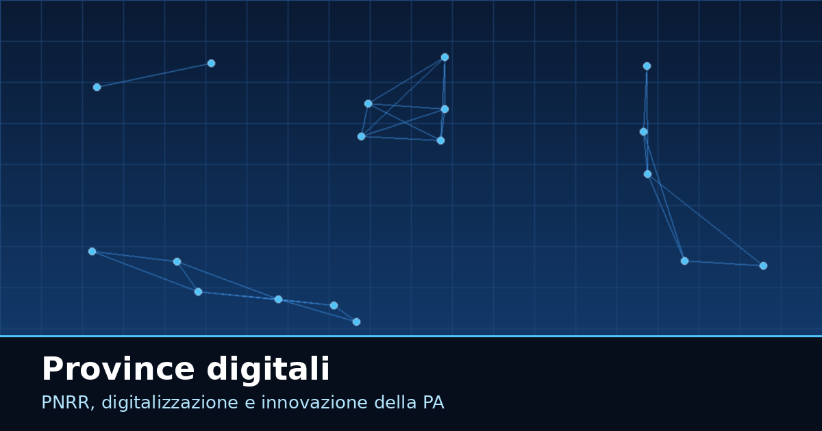 PNRR digitale nelle Province: la fotografia di Reggio Emilia e il nodo che resta aperto